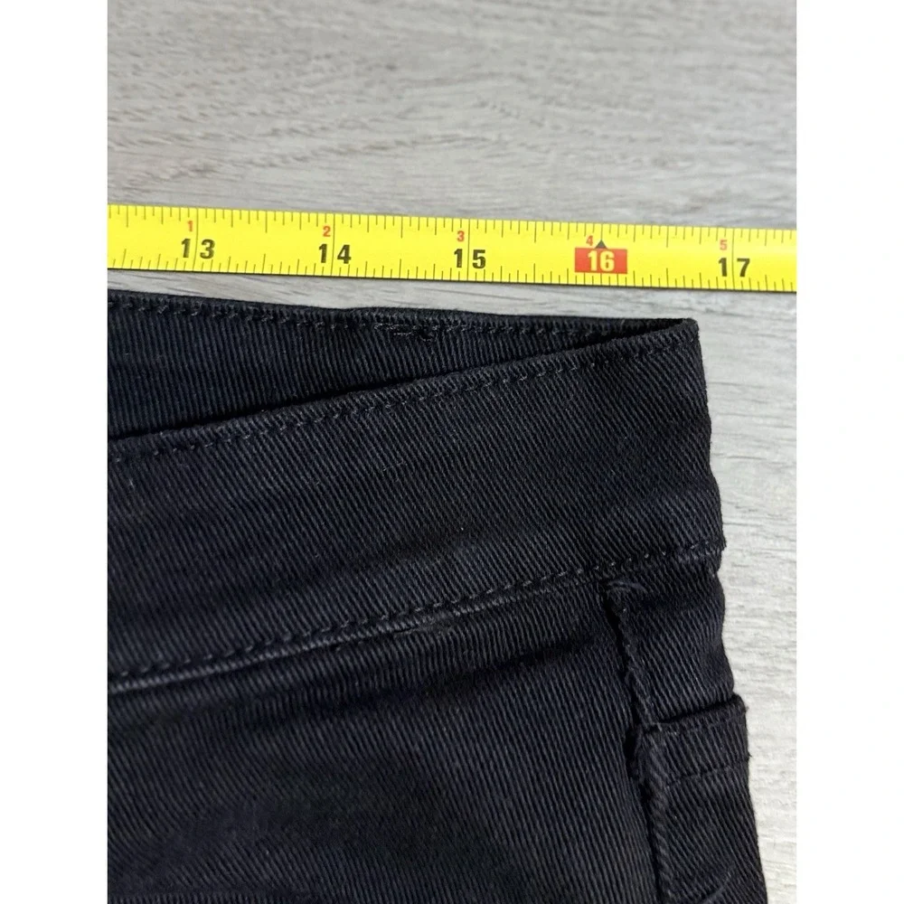 Copper Rivet Slim Fit Jeans Men's Size 34x32 Black Distressed Stretch Streetwear